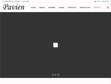 Tablet Screenshot of pavien.com.ar